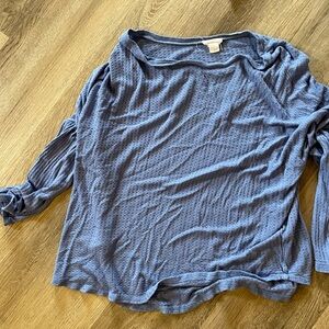 Loft size large waffle knit shirt